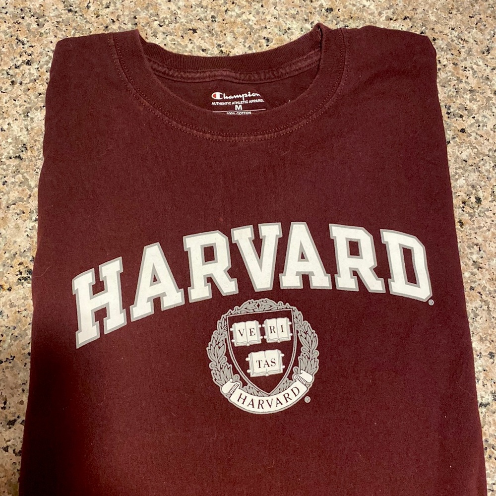 Harvard Maroon Logo Tee Shirt